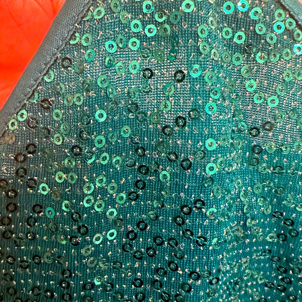 Nwot - Express - Sequin, Adjustable Strap, Turquo… - image 4
